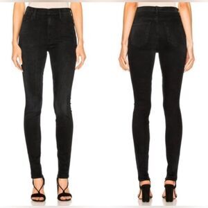 MOTHER The Super Swooner Skinny Jeans Blackbird Wash Size 25